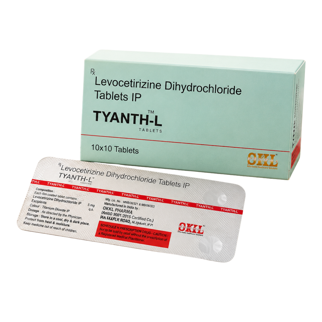 TYANTH-L – Levocetirizine Dihydrochloride Tablets IP